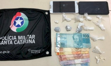 Tentou fugir da PM com drogas e foi em cana