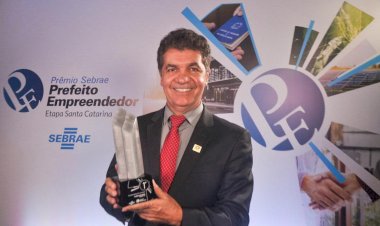 Salvaro é um dos vencedores do prêmio Prefeito Empreendedor do Sebrae