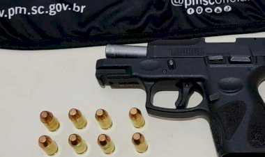 Homem é preso por porte ilegal de arma
