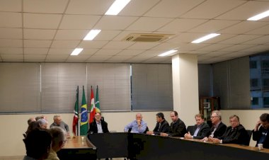 Novas áreas industriais para Criciúma são apresentadas à diretoria da Acic