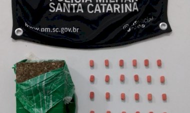 Traficantes fogem da PM e deixam mais de meio kg de Maconha e Ecstasy em Matagal