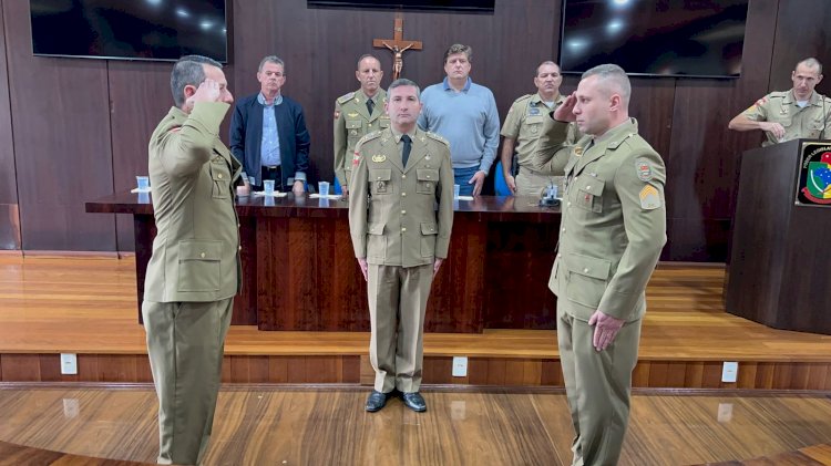 Nova Veneza  troca o comando na Polícia Militar