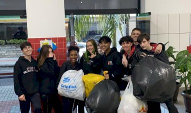 Projeto ensina estudantes do Colégio Universitário a reciclar e preservar o meio ambiente