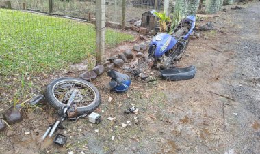 Bombeiros Atendem Acidente Envolvendo Motociclista e Veículo