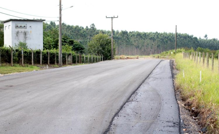 Rodovia Pedro Manoel Pereira está 70% pavimentada em Criciúma