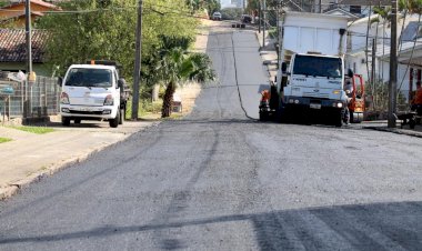 Rua Dom Paulo Evaristo Arns recebe uma nova capa asfáltica no bairro Michel