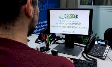 Programa Crescer: cursos técnicos e de qualificação gratuitos têm inscrições abertas