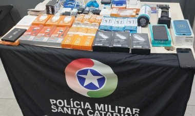 PM de Criciúma recupera carro e eletrônicos furtados