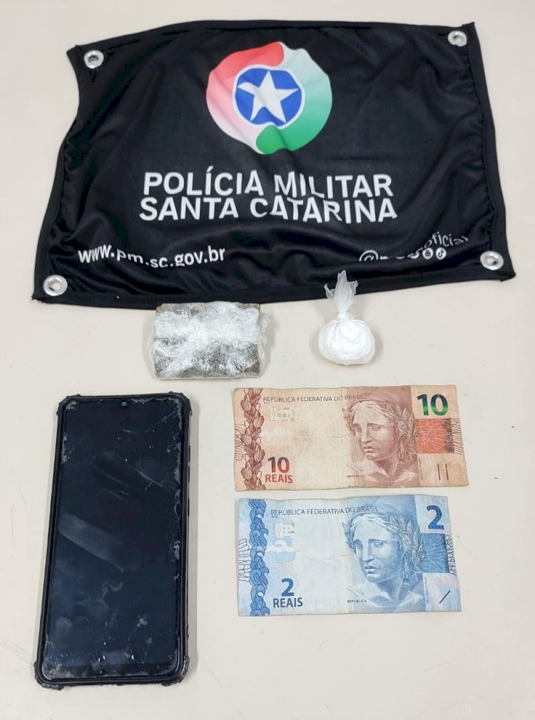 PM prende menor com maconha e cocaína