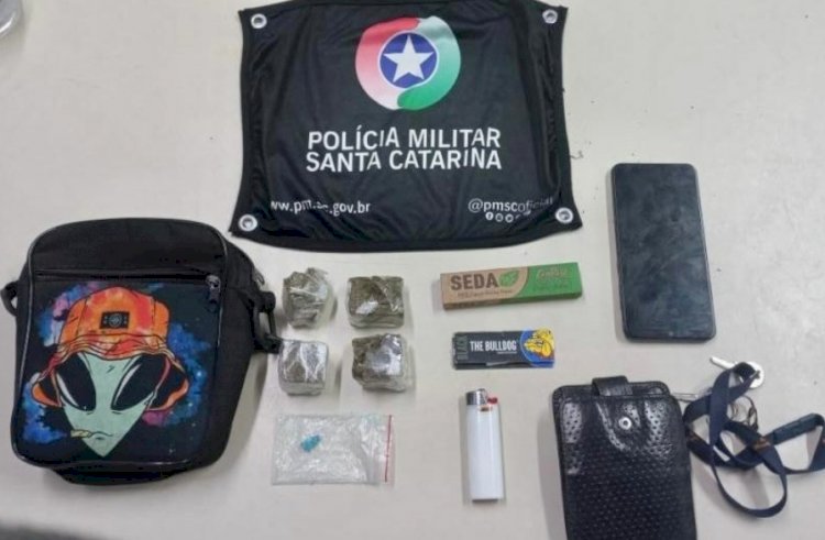 PM prende homem por tráfico de drogas