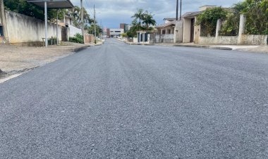 Bairro Milanese recebe repavimentação asfáltica em Criciúma
