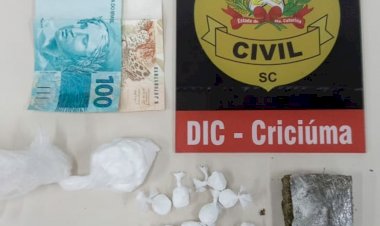 DIC de Criciúma prende traficante de drogas