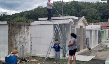 Semana é de limpeza e preparação para o dia de finados nos Cemitérios locais