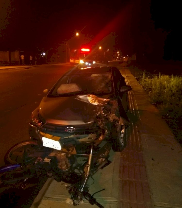 Mulher morre após colisão de moto com veículo em Criciúma