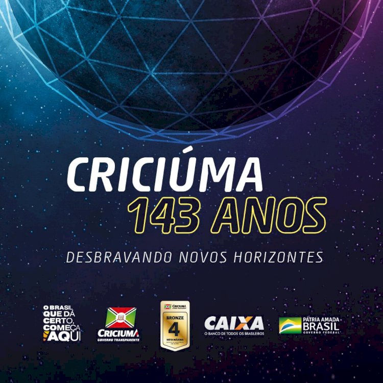 Shows regionais fazem parte da programação dos 143 anos de Criciúma