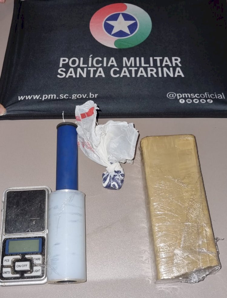 Polícia Militar apreende maconha e cocaína em residência na Linha Batista