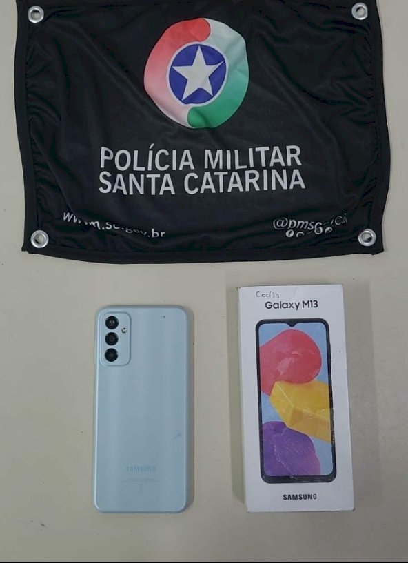 PM localiza celular furtado com receptador