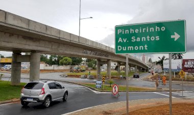 Inauguração do viaduto sobre a Avenida Santos Dumont altera trânsito na região