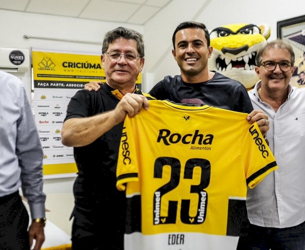 ATACANTE EDER É O NOVO REFORÇO DO TIGRE