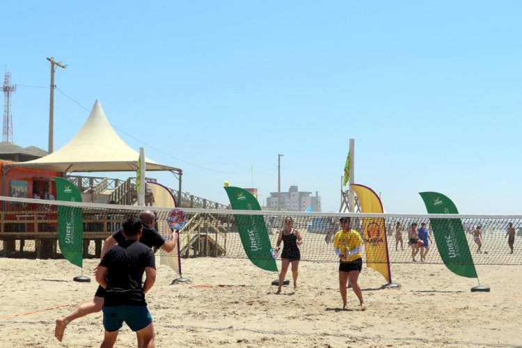 Últimas vagas para o 1º Desafio Unesc de Beach Tennis