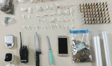 PM APREENDE DROGAS E MUNIÇÃO DE DIVERSOS CALIBRES NO PROGRESSO