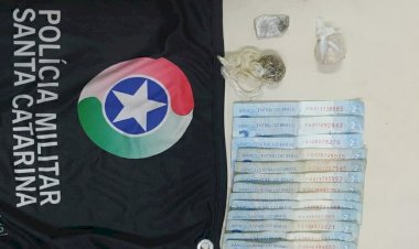 PM PRENDE TRAFICANTE EM BAIRRO DE CRICIÚMA