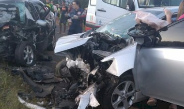 A CIDENTRE ENTRE DOIS VEÍCULOS DEIXA UMA PESSOA MORTA E OUTRA COM FERIMENTOS PELO CORPO NA 285