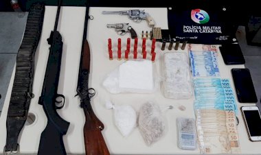 PM prende traficante que já havia sido detido por tráfico de drogas e porte ilegal de armas