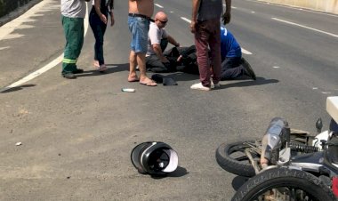 Acidente envolve duas motocicletas em Criciúma
