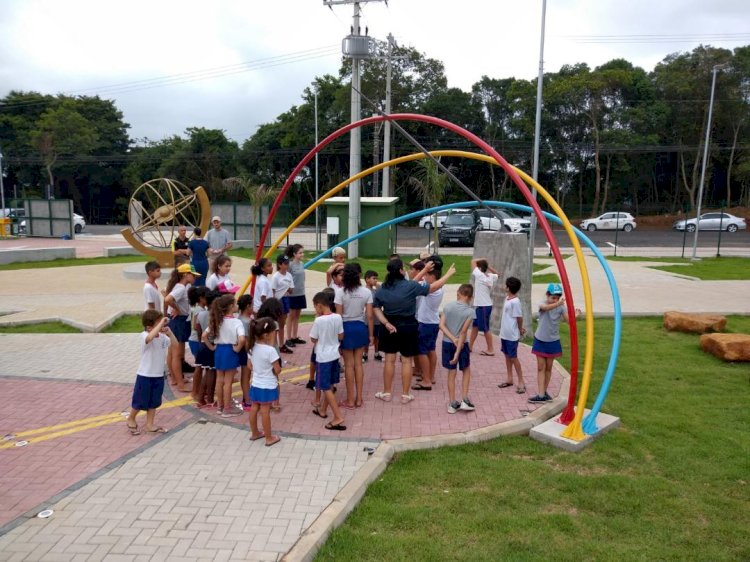 Visitas no Parque Astronômico fortalecem o ensino pedagógico em Criciúma