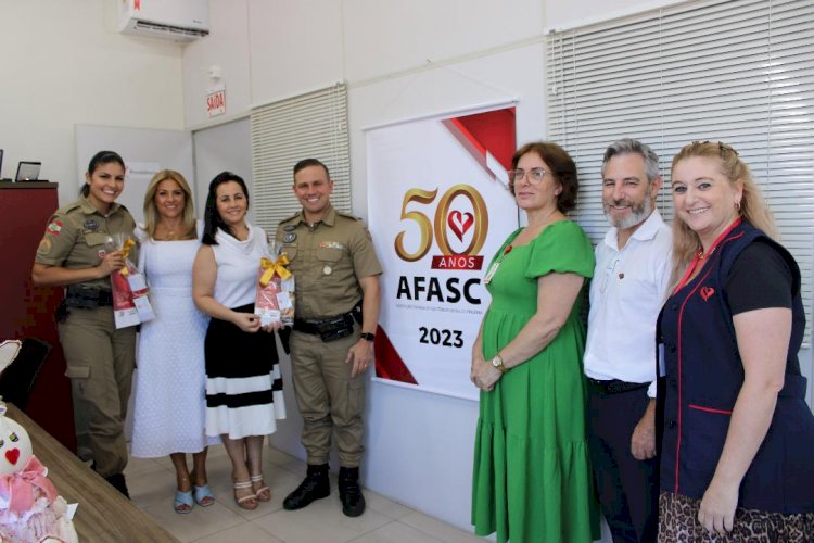 Programa de proteção a mulher da Polícia Militar, chega aos serviços da Afasc