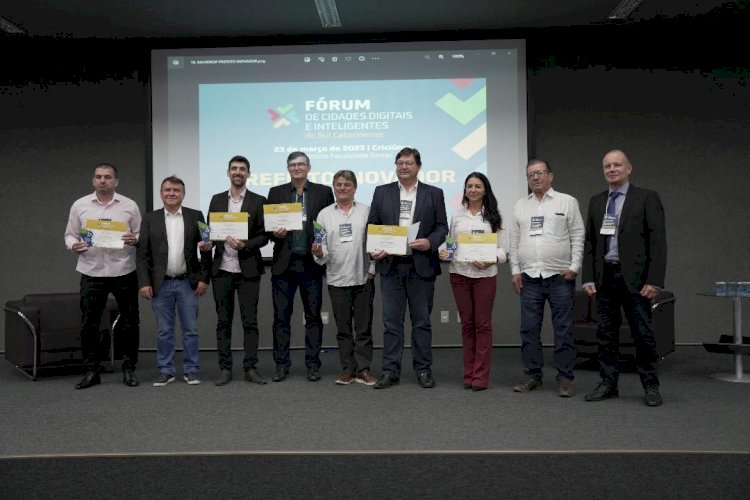 Criciúma é premiada em evento de tecnologia e inovação