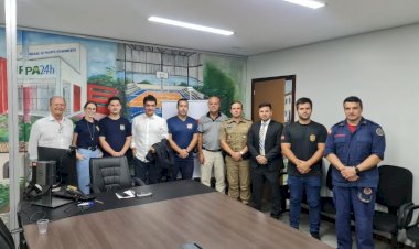 Gabinete de Gestão Integrada Municipal promove reunião para discutir segurança pública em Criciúma