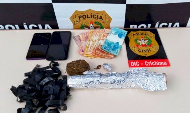 Polícia Civil realiza operação no bairro Paraíso e apreende droga e dinheiro