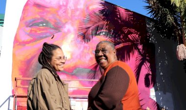 Mural de artista visual consagra legado de primeira professora negra da Unesc