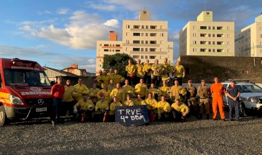 Bombeiros Militares e Comunitários participaram de treinamento de resgate veicular em Criciúma