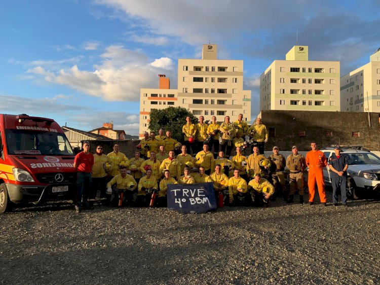 Bombeiros Militares e Comunitários participaram de treinamento de resgate veicular em Criciúma