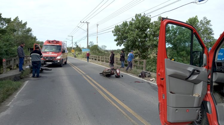 ACIDENTE ENVOLVE DUAS MOTOS EM ESTAÇÃO COCAL