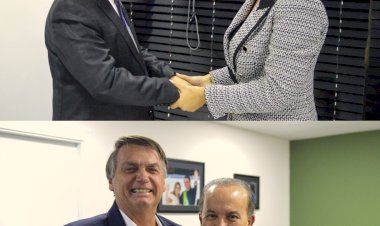 Bolsonaro e Michele vem a SC a pedido do governador Jorginho Mello