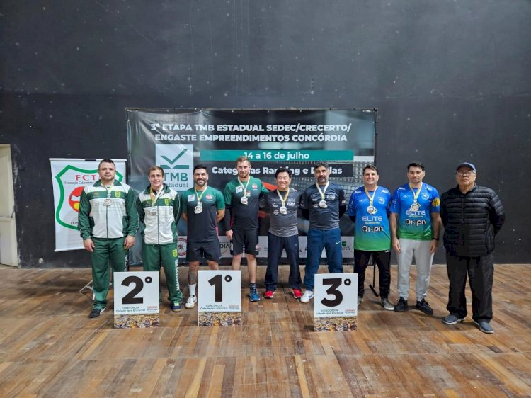 Com 19 medalhas, Mampituba/FME Criciúma é vice-campeão da 3ª etapa do Estadual de tênis de mesa