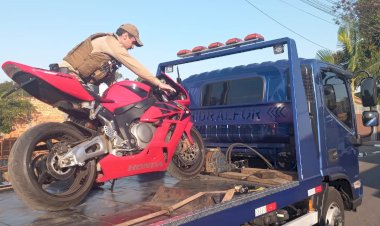 Moto furtada em Turvo é recuperada pela PM em Criciúma