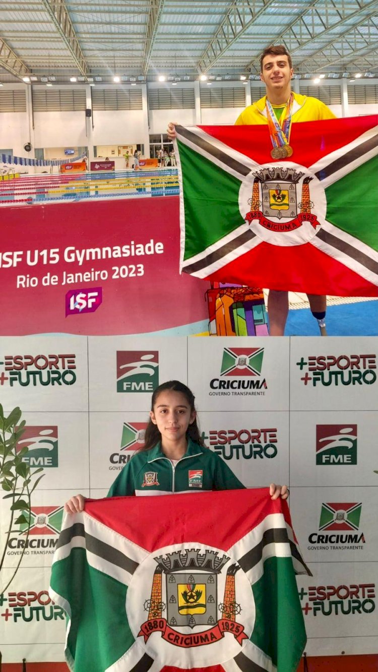 Criciúma conquista medalhas de ouro e bronze nas Olimpíadas Mundiais Escolares