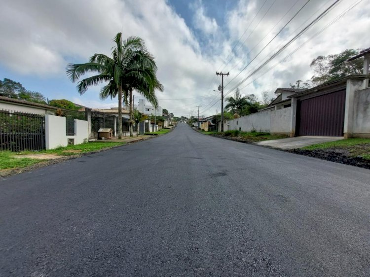 Loteamento Vila D’oro tem ruas pavimentadas pela prefeirura