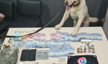 Após perseguição casal é presos pôr tráfico de drogas