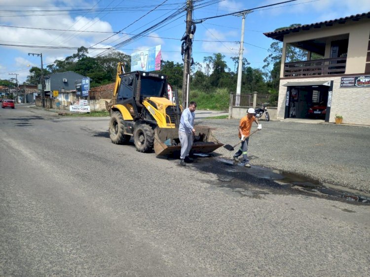 Prefeitura intensifica revitalização de ruas em Criciúma