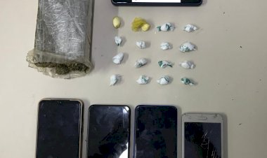 PM prende quarteto por tráfico de drogas