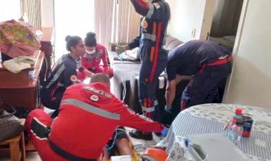 Paciente é socorrido de helicóptero devido à crise convulsiva