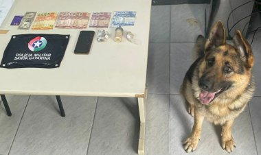 Após denuncia homem com mandado de prisão é preso com drogas em bairro de Criciúma