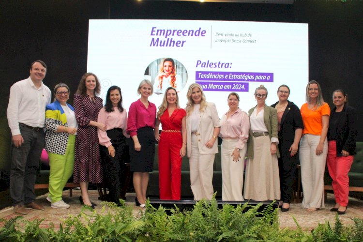 Presidente do Lide Mulher, Larissa Linhares compartilha inspirações sobre empreendedorismo na Unesc