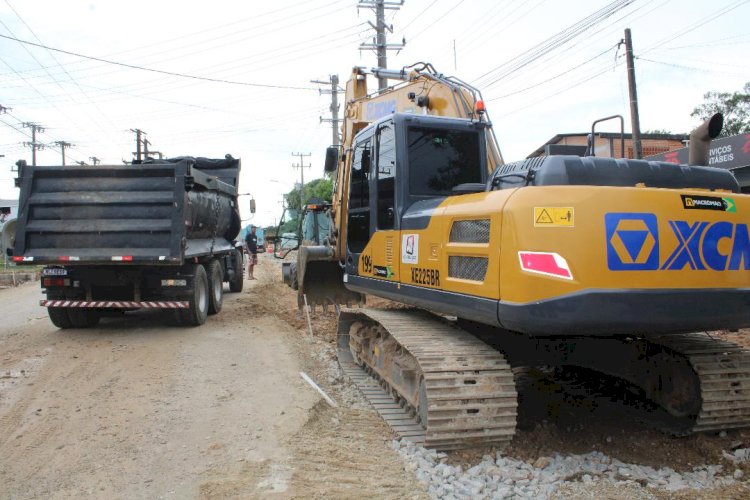 Obras na Avenida Luiz Lazzarin, em Criciúma avançam em nova etapa